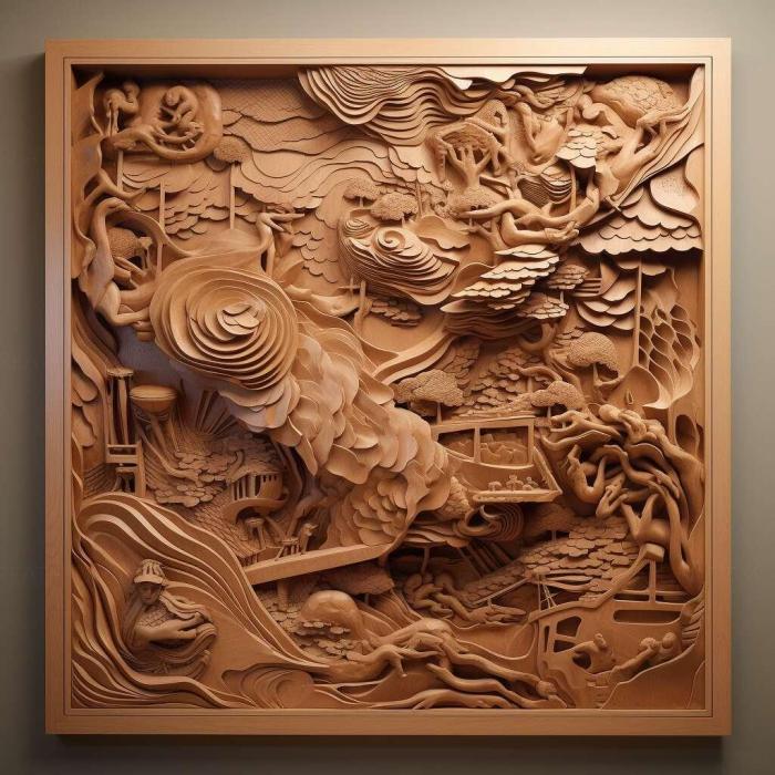 نموذج ثلاثي الأبعاد لآلة CNC 3D Art 